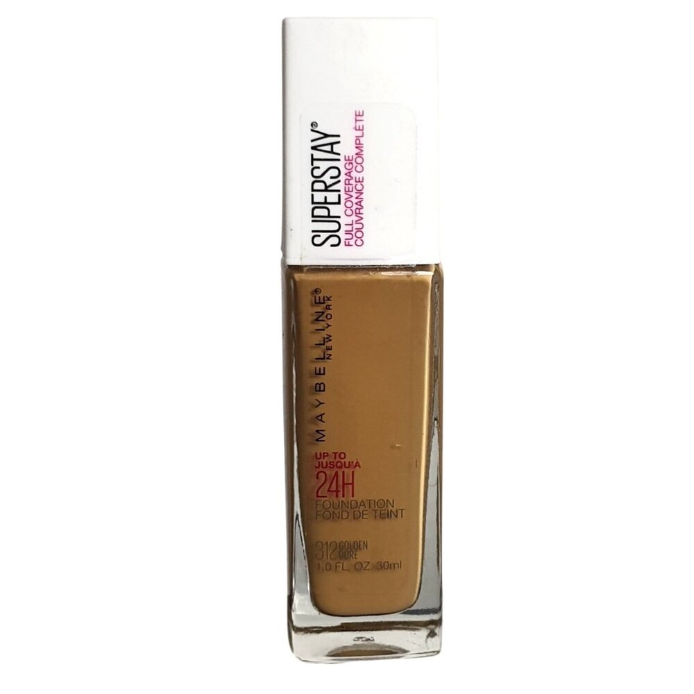 Maybelline SuperStay GOLDEN 312 Full Coverage 24H Foundation1.0 Fl Oz